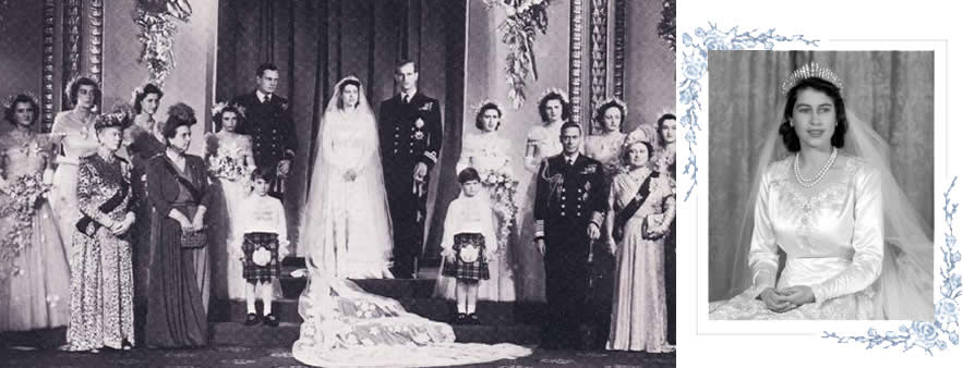 Casamento da Rainha da Inglaterra -  Elizabeth e Philip 2