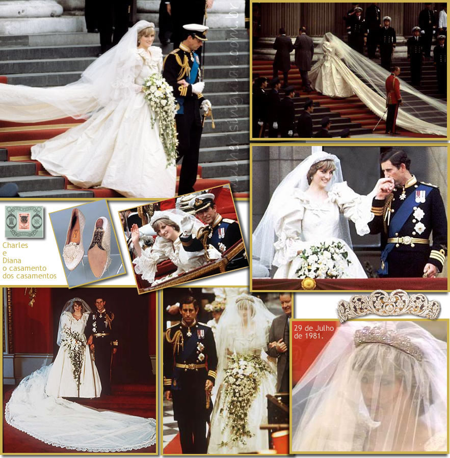 Casamento Princesa Diana & Charles - Inglaterra