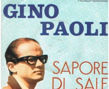 Sapore di sale – Gino Paoli – especial para nosso grupo