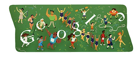 Google lança doodle em homenagem a aberturas dos Jogos Olímpicos de 2012