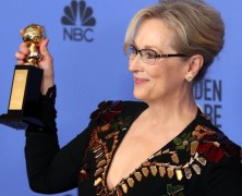 Meryl Streep ganhou um prêmio ao longo da vida no Golden Globes