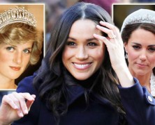 A tiara Meghan